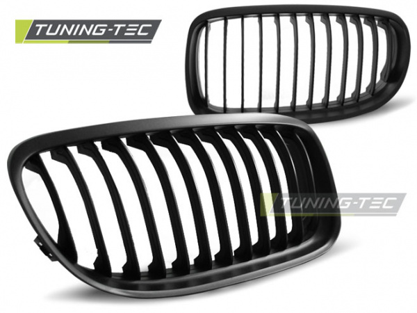 Upgrade Sportgrill Nieren für BMW 3er E90/91 Facelift 09-11 matt schwarz